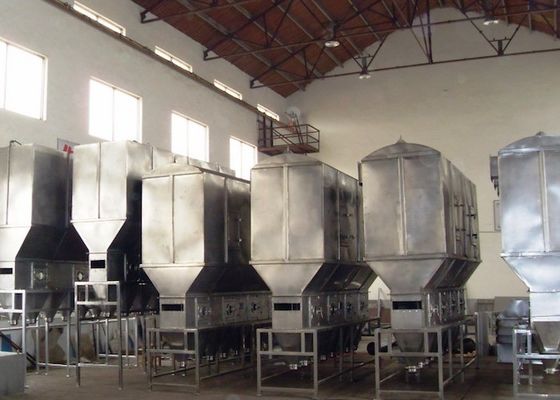Continuous Foodstuff Pharmaceutical Fluid Bed Dryer